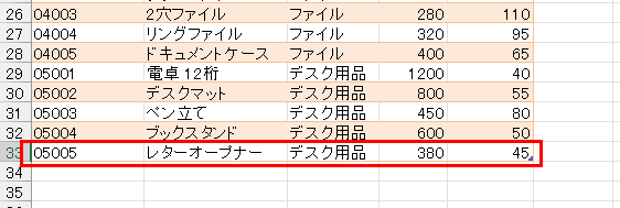 データが更新後に追加される