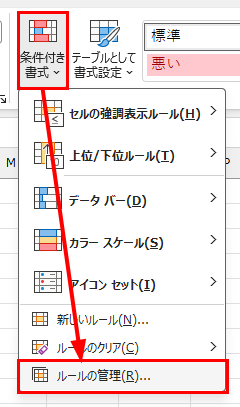 ルールの管理